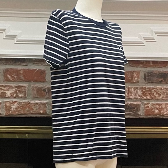 Hollister navy blue and white striped tee with logo / XS / Excellent condition - Picture 4 of 13